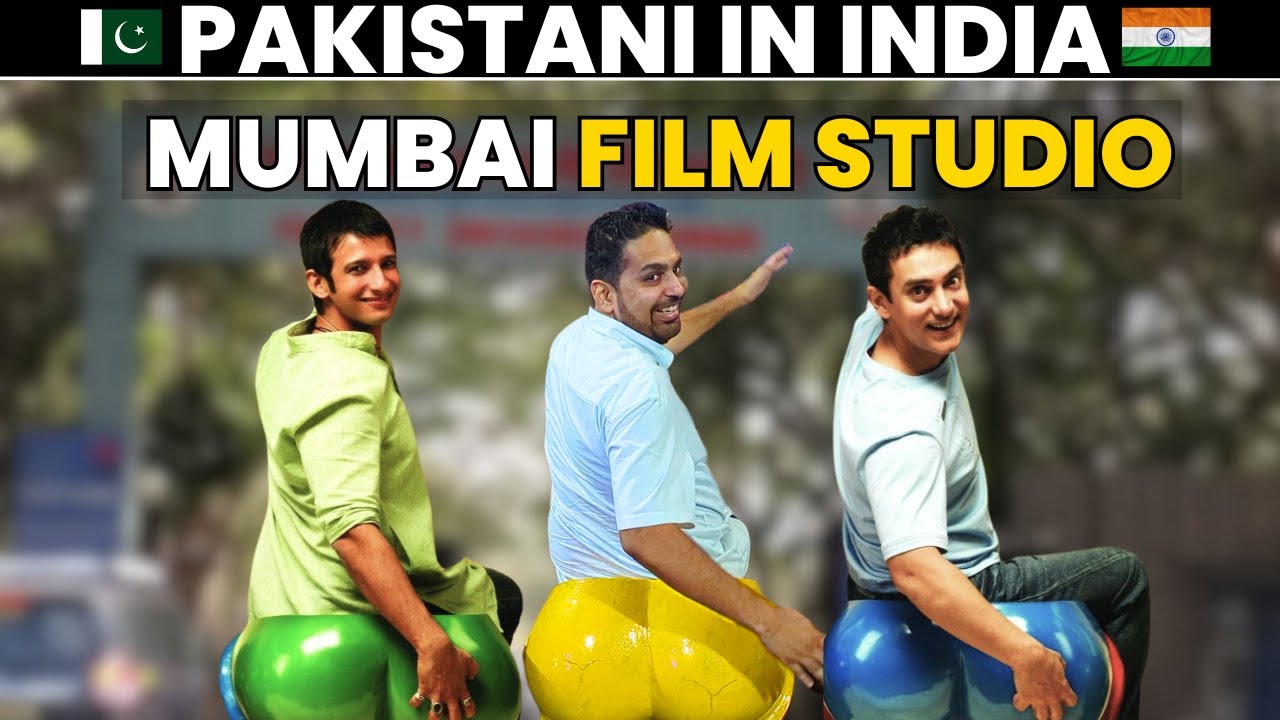 Pakistani Touring Iconic Mumbai Film Studios | Film city Mumbai | Bollywood studio live