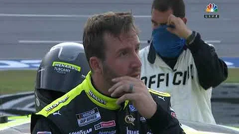 Controversial final restart, finish, and interview...