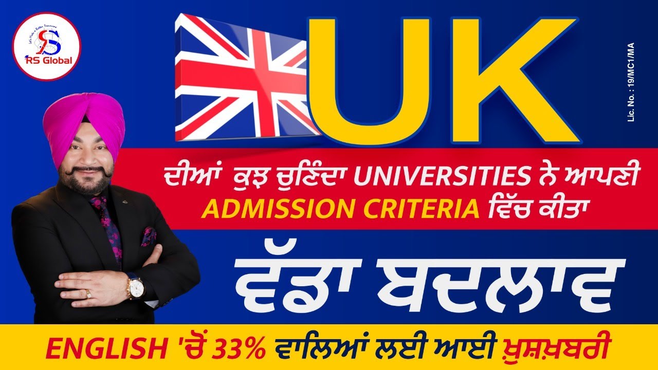 Study in UK | Without IELTS | Apply for Nov 2021 & Jan 2022 Intake | RS ...