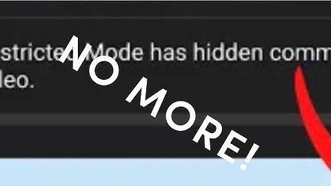 How to turn off restricted mode when enabled by Network provider/Administrator !! 2022