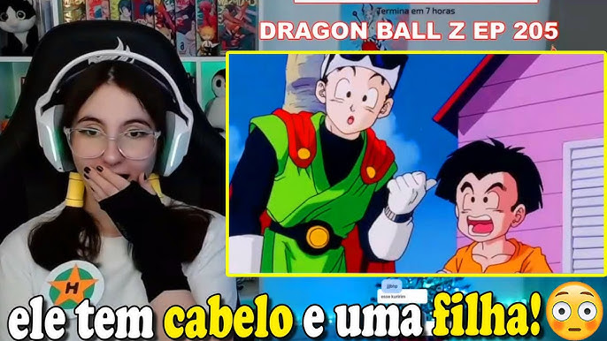 Cátia reagindo a GOKU E GOHAN SAEM DA SALA DO TEMPO (Dragon Ball Z EP 168)  