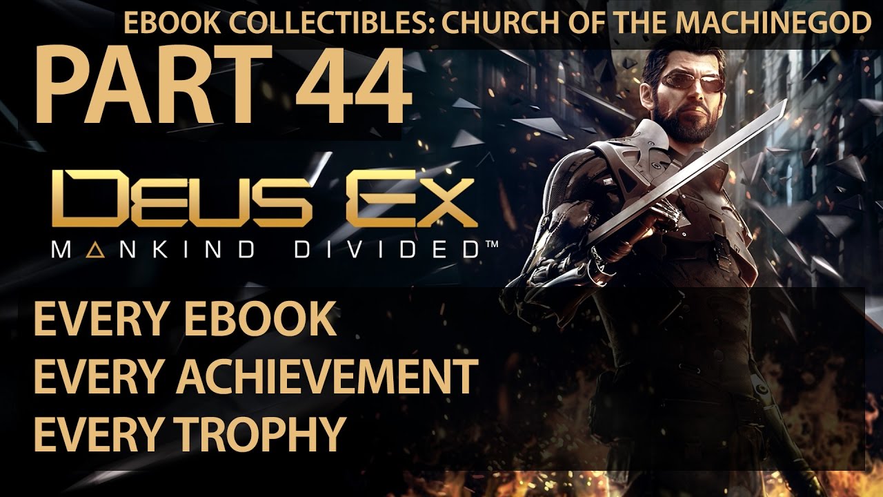 Deus Ex: Mankind Divided-eBook Collectibles Church of the MachineGod