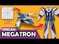 How to make a Transforming DECEPTICON MEGATRON Origami Transformer