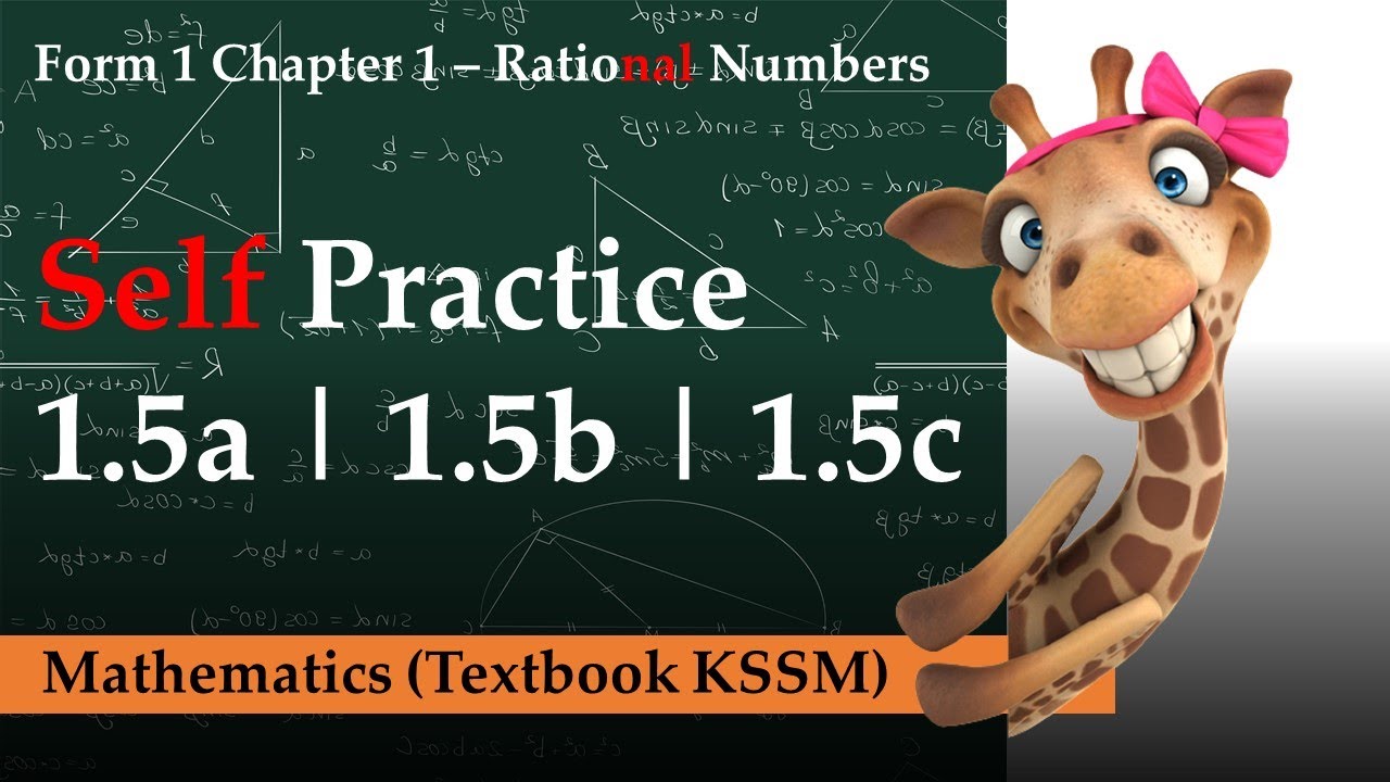 KSSM Form 1 Math | Self Practice 1.5a | Self Practice 1.5b | Self ...