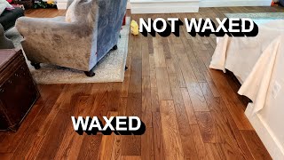 Howard Feed-N-Wax on hardwood floors is INSANE!