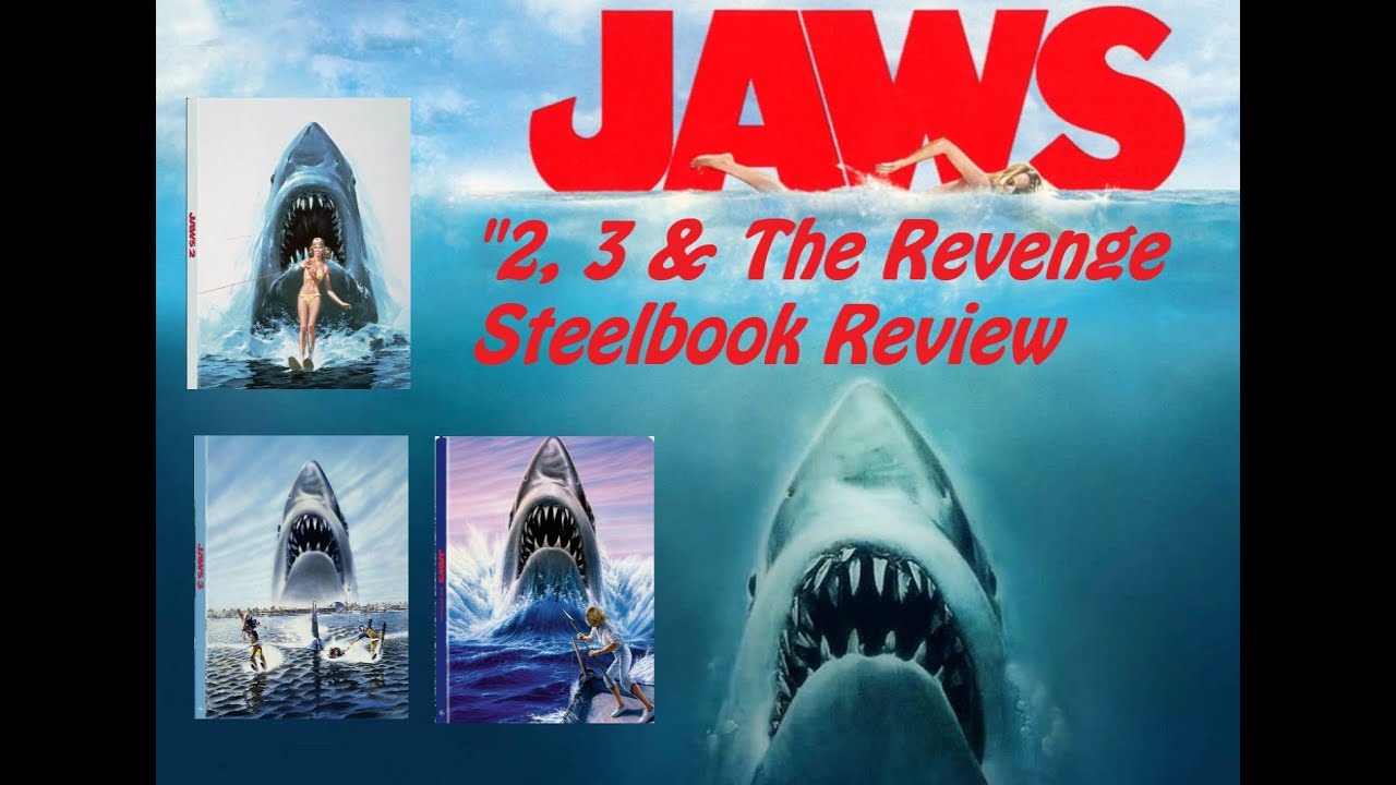Jaws 2, 3 & The Revenge Zavvi Exclusive Steelbook Review