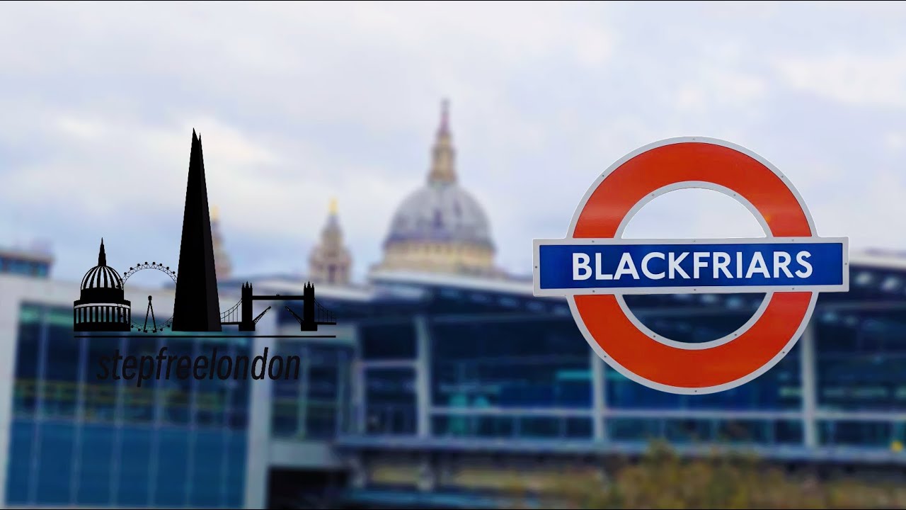 The District and Circle Line at London Blackfriars: Step free guide