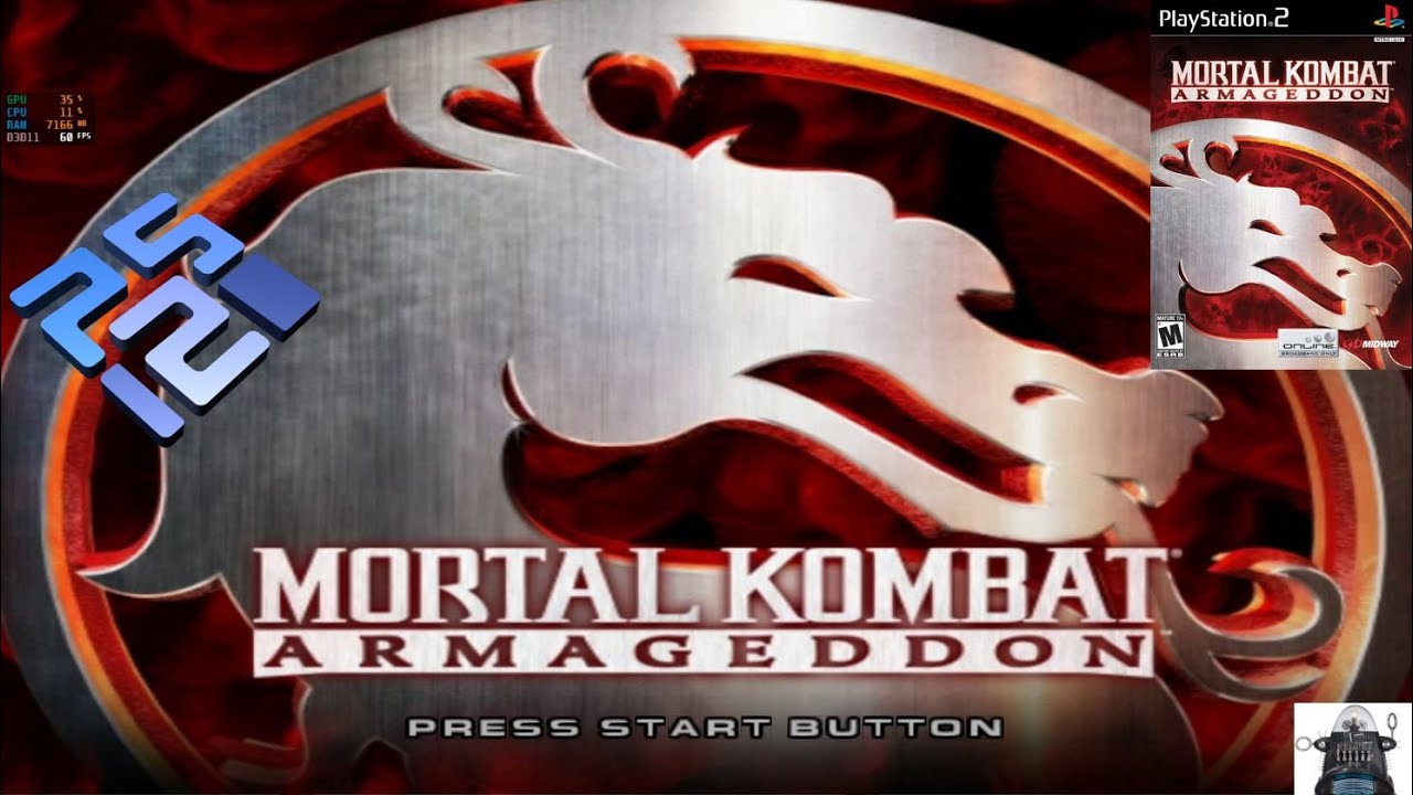 Mortal Kombat: Armageddon on a PC | PCSX2 1.4.0 Sony PlayStation 2