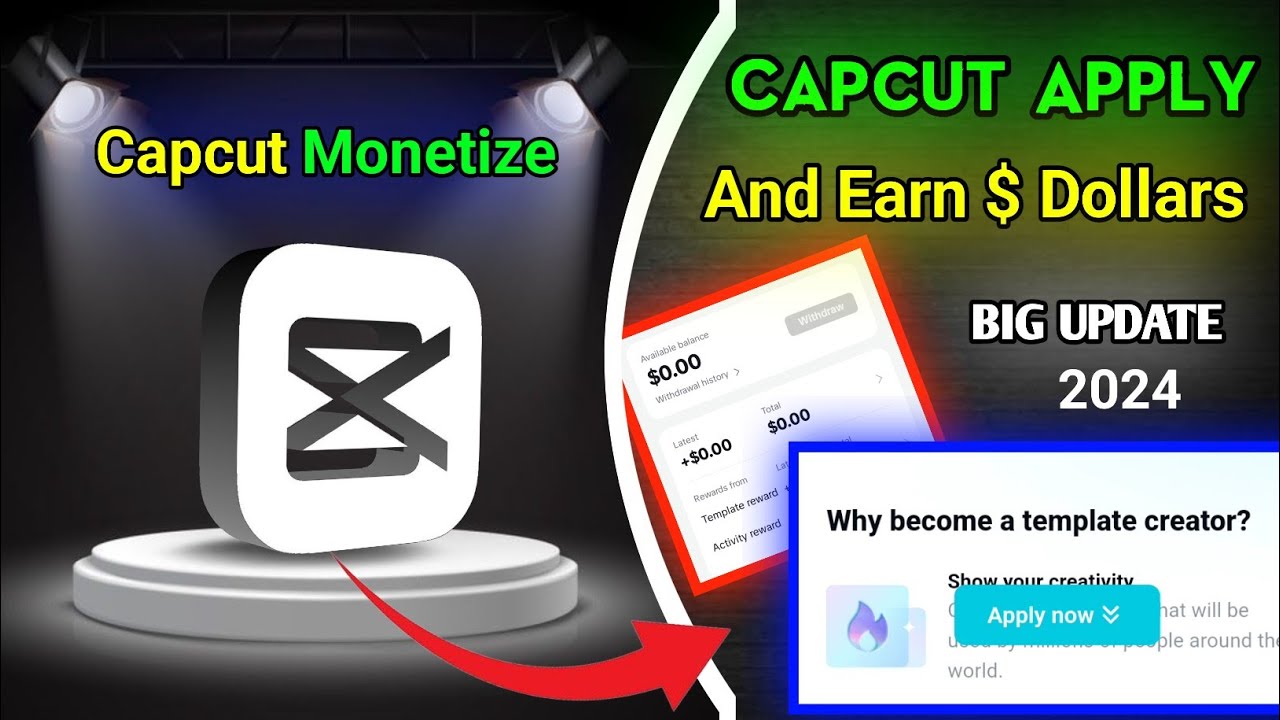 How to Apply Capcut for Monetization 2024 | Capcut Main Earnings Kaise ...