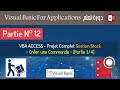12  vba access  crer une commande34  projet complet  gestion de  stock