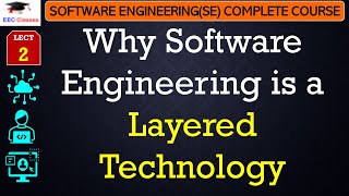 L2:  Why Software Engineering is a Layered Technology | Software Engineering Lectures in Hindi