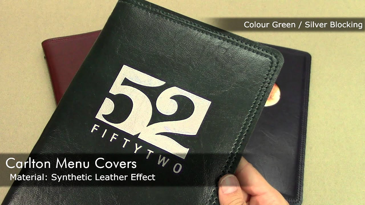 Carlton Menu Covers - YouTube