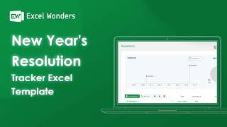 Achieve Your Goals for the New Year!! - New Year's Resolution Tracking Excel Template
