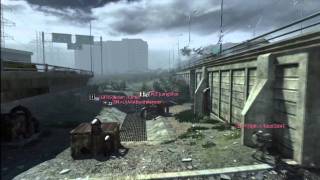 MW3: Cross Map Throwing Knife Kill on Interchange