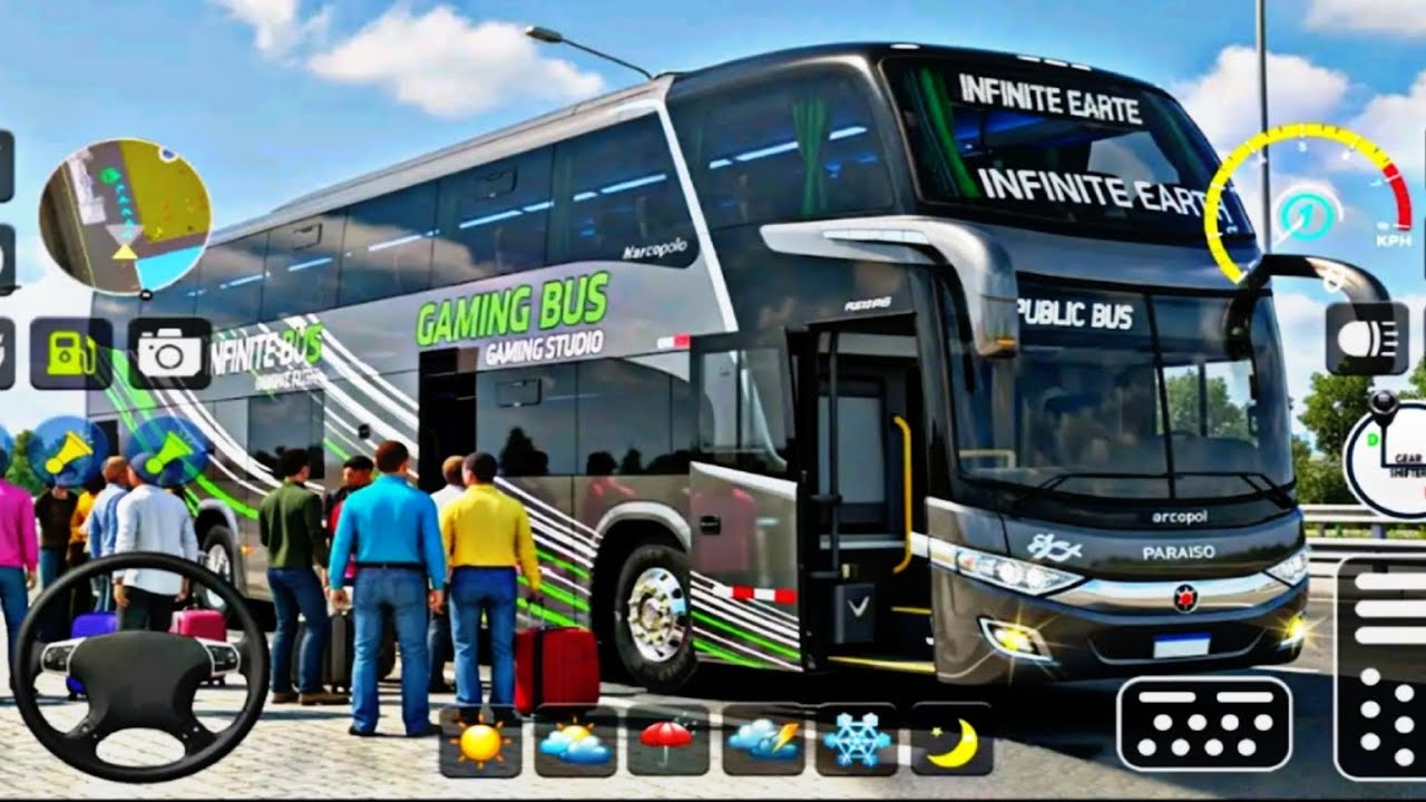City bus game driving simulator Android game minus 3D new game upload (2026) 🎮