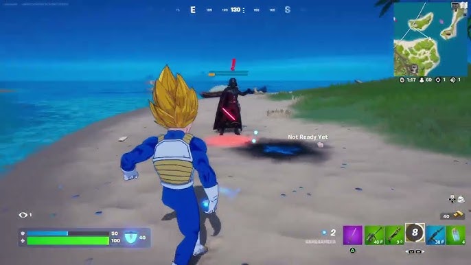 5 Minutes of Fortnite X Dragon Ball Super Gameplay