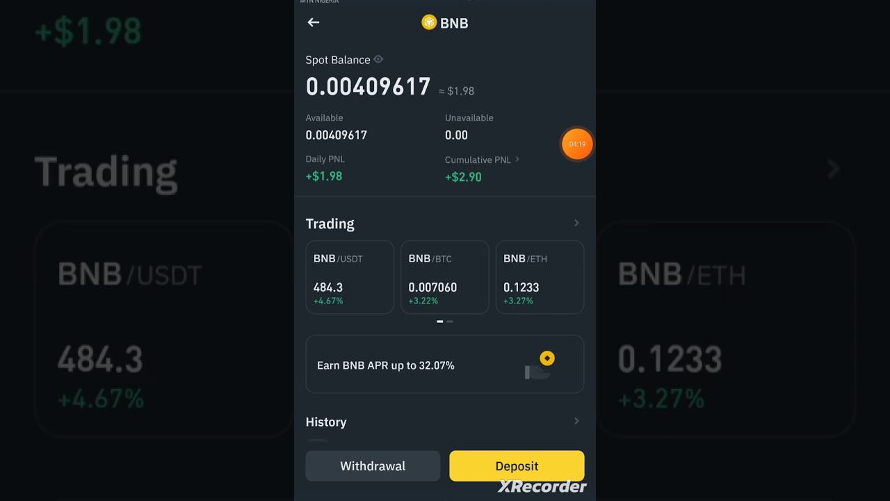 HOW TO BUY SMALL AMOUNT OF BNB FROM BINANCE EXCHANGE AND SEND TO TRUST WALLET/META MASK FOR GAS FEE