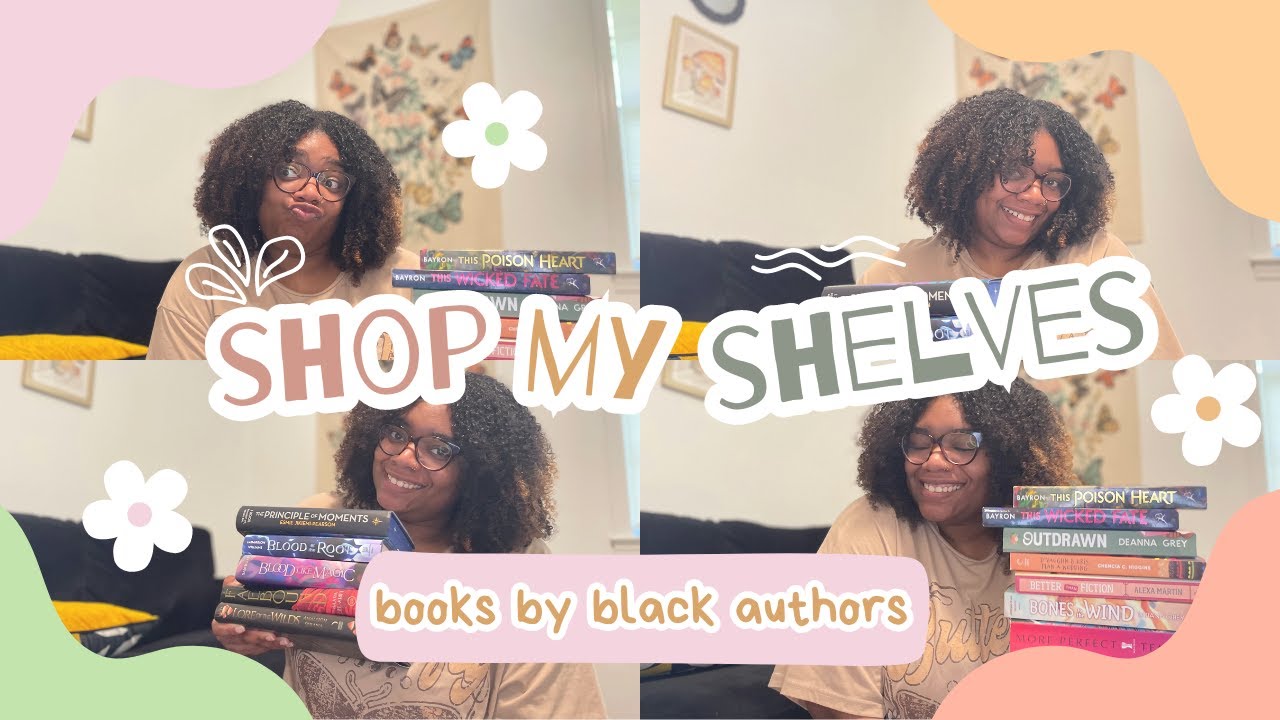 shop my shelves: black books by black authors | all of the books I own written by black authors