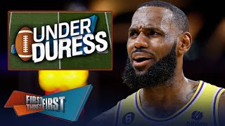 LeBron, Josh Allen & Raiders are Under Duress according to the latest BUD List | FIRST THING FIRST