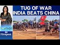Watch indian army beats chinese troops in a tug of war in sudan  vantage with palki sharma