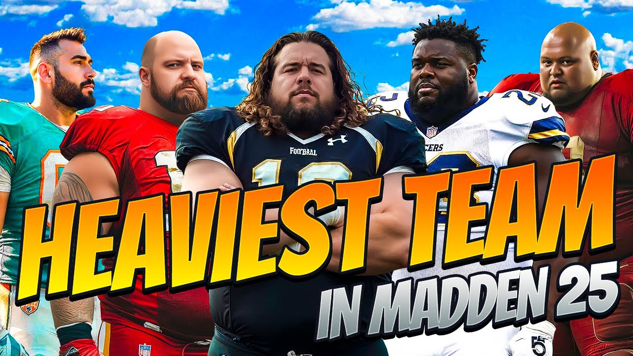 Can the HEAVIEST TEAM in Madden REALLY Win It All?