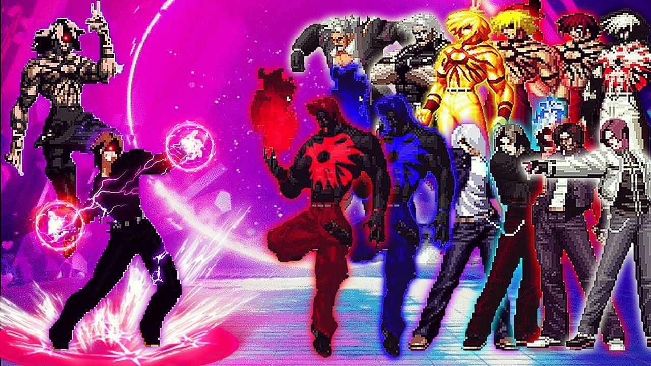 [KOF Mugen] Orochi Element Kyo Vs 12 Insane Incredible Fighters Team | 1 Vs 12