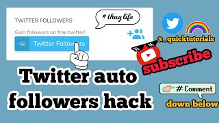 FREE TWITTER FOLLOWERS HACK (2020) Latest method screenshot 5