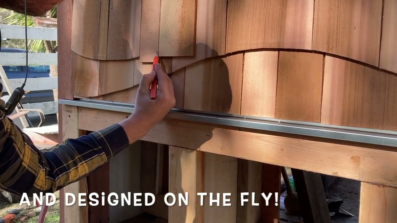 Custom Sidewall Shingle Work! Wow!