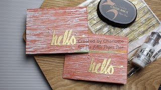 Emboss Resist vs Blend and Emboss | Altenew | The Little Paper Tree