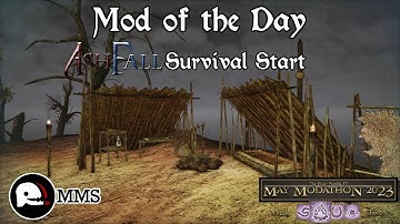 Morrowind Mod of the Day - AshFall Survival Start Showcase