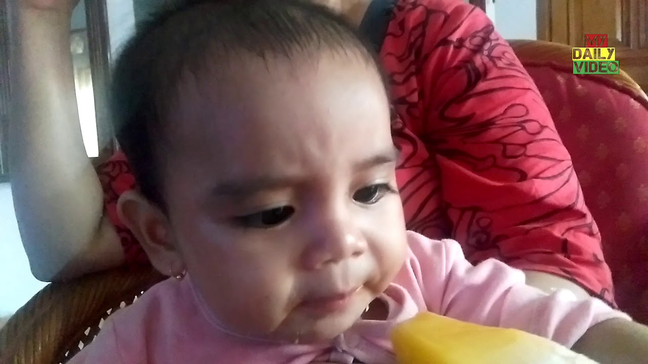  Lucu  Reaksi Bayi Makan Eskrim  Pertama Kali videolucu 