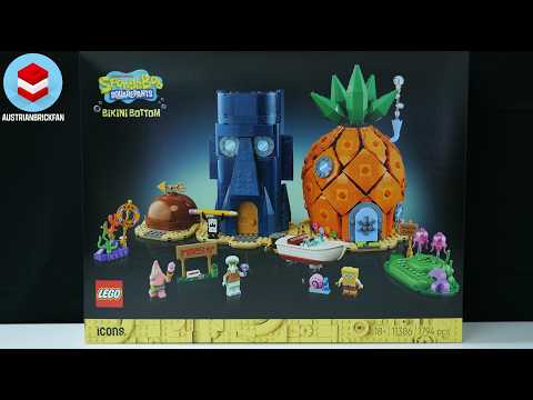 LEGO Icons 11386 SpongeBob SquarePants Bikini Bottom Speed Build