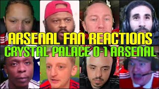 ARSENAL FANS REACTION TO CRYSTAL PALACE 0-1 ARSENAL | FANS CHANNEL