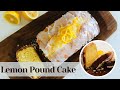 How to make lemon pound cake   asmr   hoochus kitchen