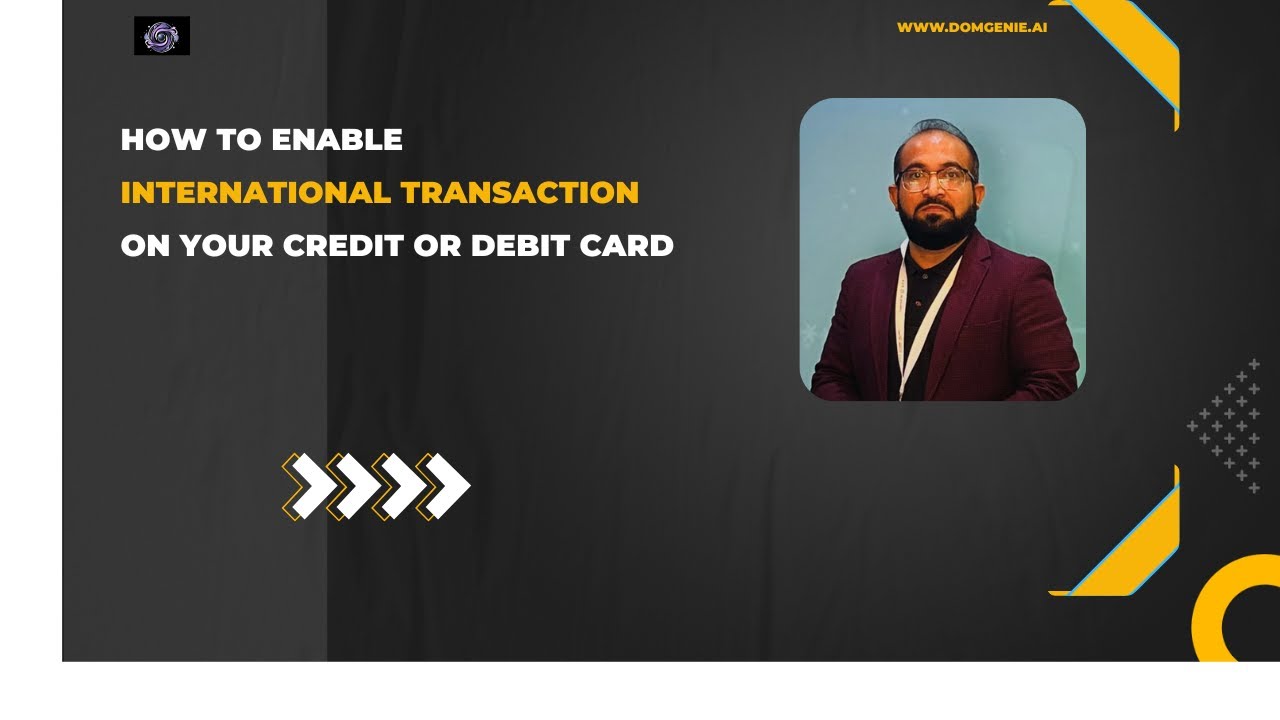 Как включить международные транзакции по вашей кредитной дебетовой карте