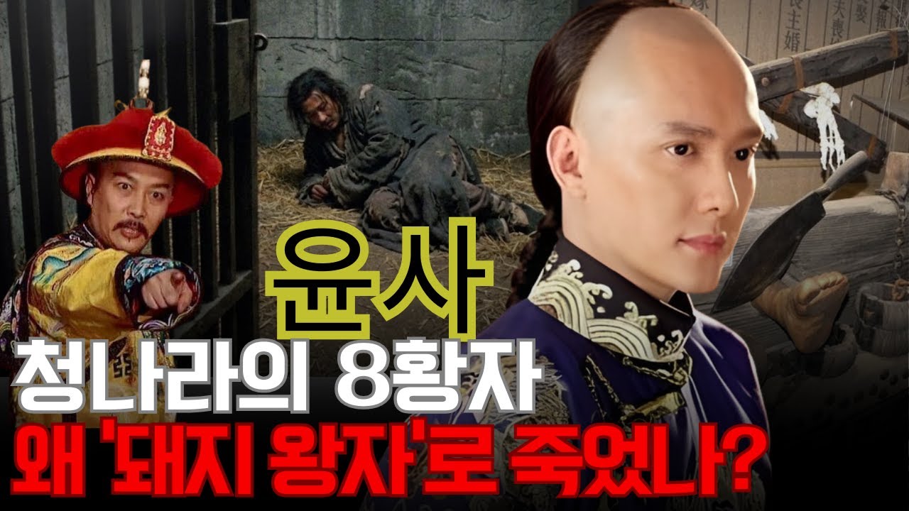청나라의 8황자 윤사 – 왜 그는 옹정제의 분노 속에 ‘돼지 왕자’로 죽어야 했을까?