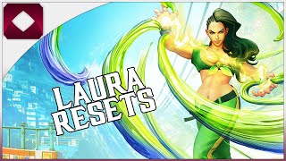 SFV Beta: Laura Reset examples (1080p60FPS)