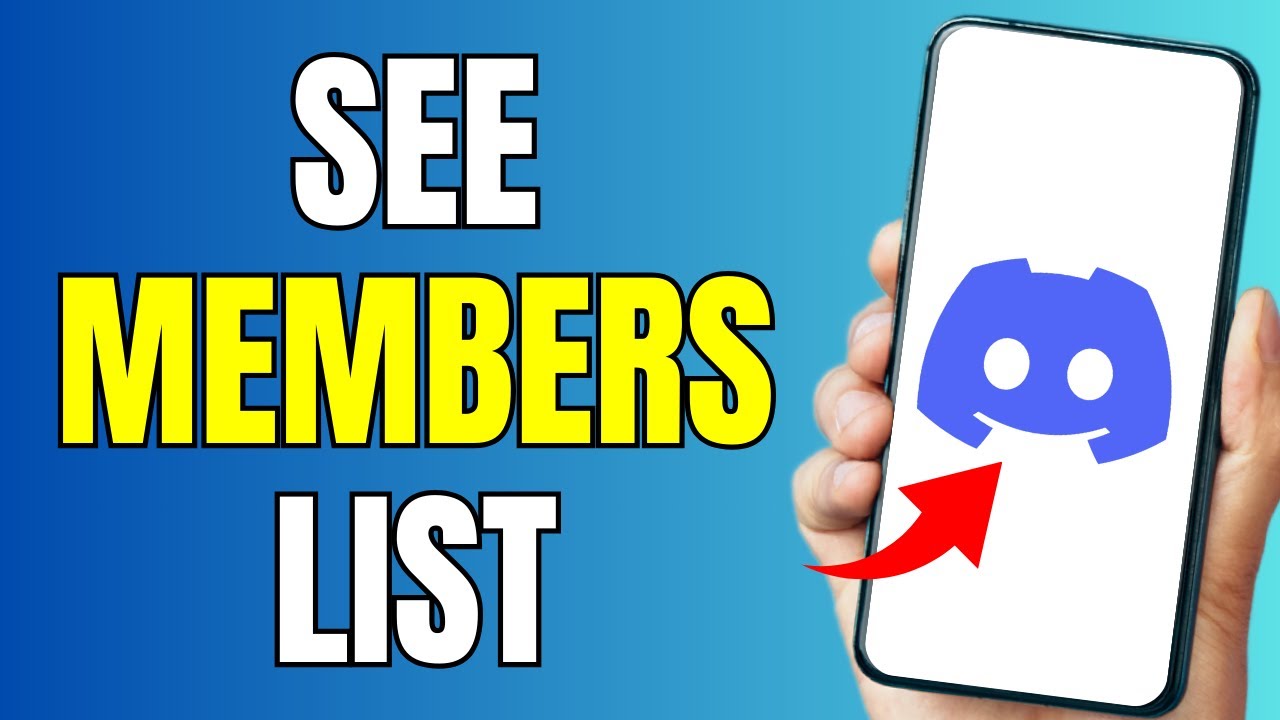 How To See Members List In Discord Server Mobile - Full Guide