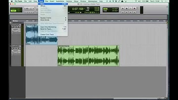 Inserting a Loudness Meter on a Master Track in ProTools