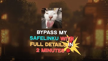 SafelinkU Tutorial 2025 🍃 – How to Bypass Links with FULL DETAILS in Just 2 MINUTES!!