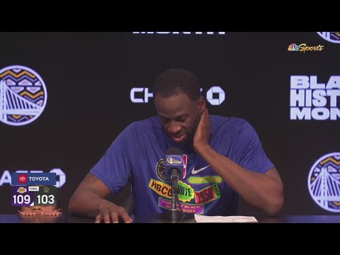 Draymond Green Postgame Interview | Golden State Warriors lose to Los Angeles Lakers 109-103