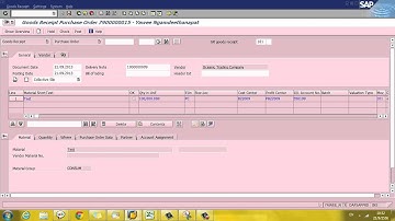G1 01 Return to vendor GR Direct with Full Qty