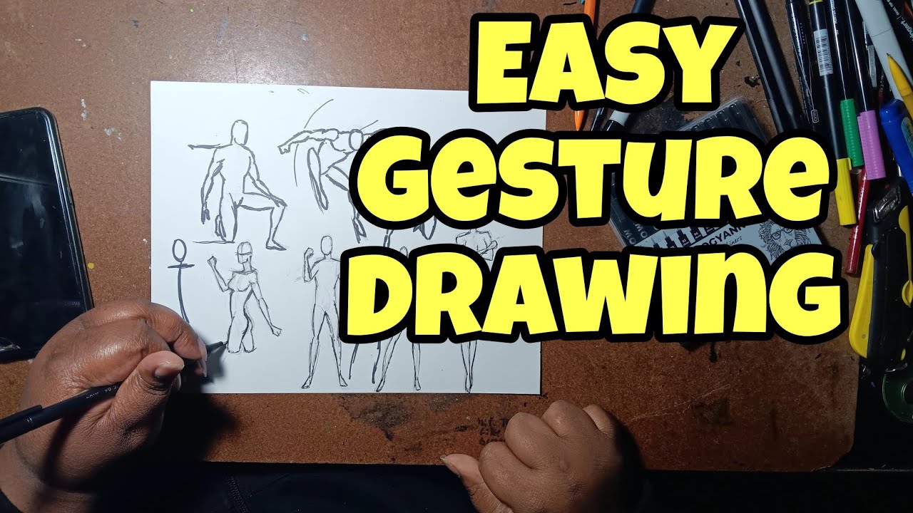 Gesture Drawing Practice For Beginners #gesturedrawing #artlessons # ...