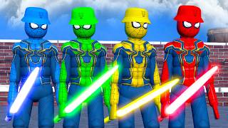 Spider-Man Game - Active Npc Fight & Lightsaber Action