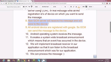 How google cloud messaging works in android push notification