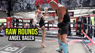 Raw Rounds: Angel Bauza | Muay Thai Pad Work