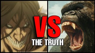 King kong vs Attack Titan (Monster verse vs Attack on Titans)