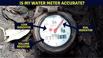 How to determine if your water meter is accurate.