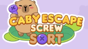 Capy Escape: Screw Sort Gameplay Android Mobile