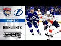 First Round, Gm 3: Panthers @ Lightning 5/20/21 | NHL Highlights